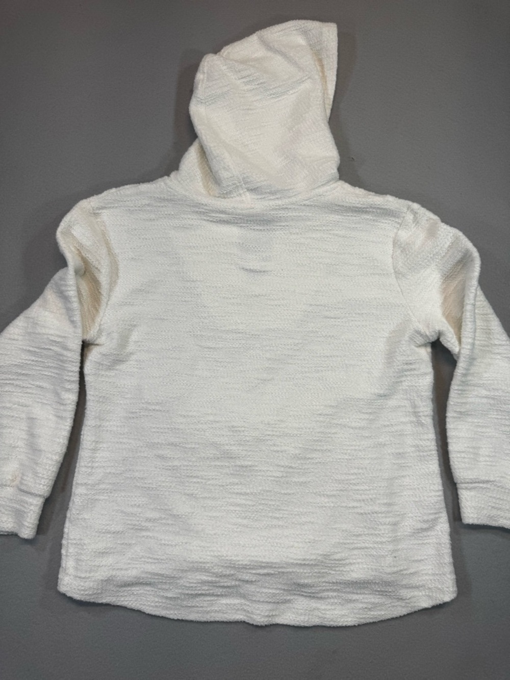 Roxy Girls White Textured Beach Sweater - Picture 5 of 5